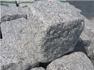 Tumbled Grey Granite Cobble Stone,G341 Granite Cube Stone