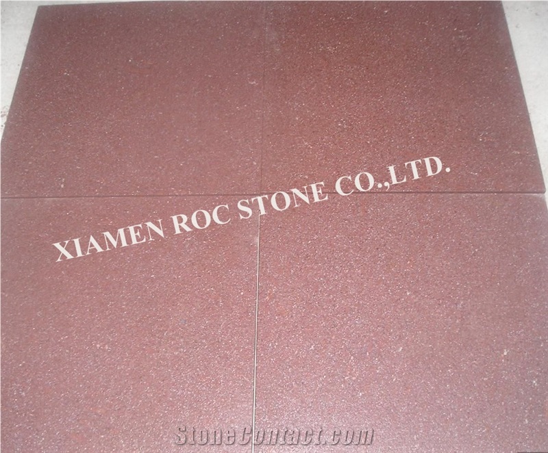 Dayang Red Kerbstone & Curbstone,Polished Red Porphyry Paving Stone