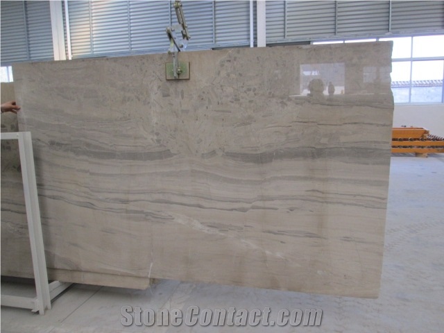 Opposite Veins Zebra Wooden Marble Slabs, China Beige Marble Slabs & Tiles