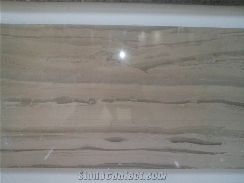 Zebra Wooden Beige Marble Slabs & Tiles, China Beige Marble