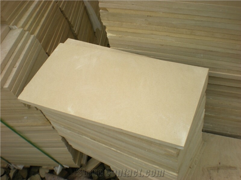 Light Beige Sandstone Tile, China Beige Sandstone