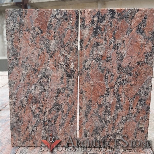Kapustinsky Red Granite Pavers 20x10x3,5,10 Flamed
