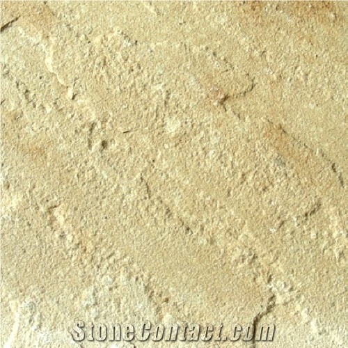 Kotah Yellow Sandstone Slabs & Tiles, India Yellow Sandstone