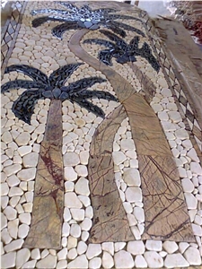 Sandstone Mosaic, Mosaic Pattern, Pebble Mosaic