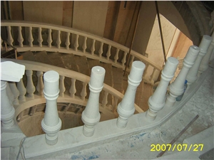 China White Marble Balustrades/Baluster- Good Price+Good Quality