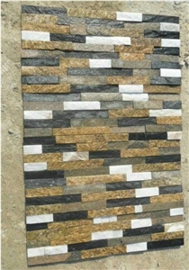 Multicolor Quartzite Cultured Stone for Walling Cladding