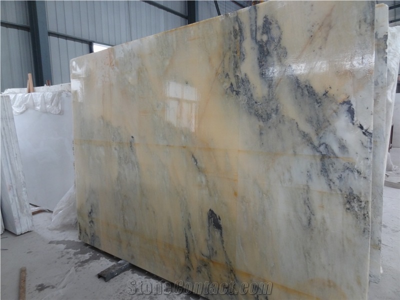Green Wave Marble Slabs & Tiles, China Green Marble