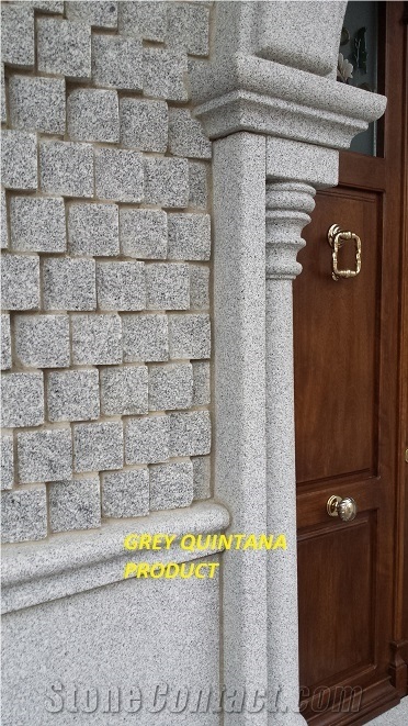 Gris Quintana Grey Granite Column