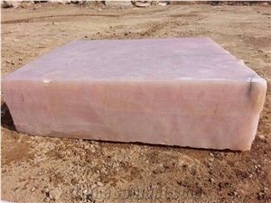 Persian Pink Onyx Block, Iran Pink Onyx