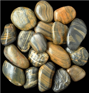 Strip Polished Pebble Stone