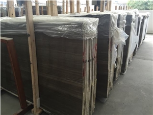 China Cafe Wood Marble/Antique Brown Marble Tiles & Slabs for Flooring,Walling,Covering,Patterns