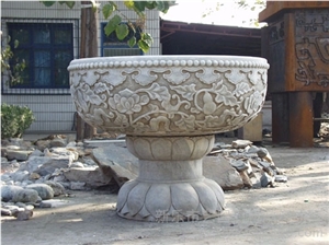 China Granite Flower Pots,Planter Pots,Outdoor Plasnters,Exterior Planters