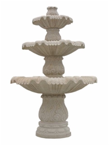 China Granite White Stone Garden Fountains, Exterior Fountains, Water Features, Floating Ball Fountains