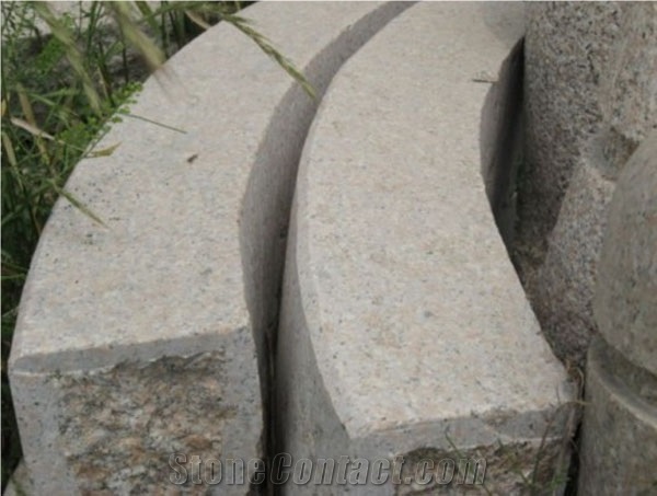China Pink Granite for Curbstone,Side Stone,Road Stone,Kerbs,Curbs