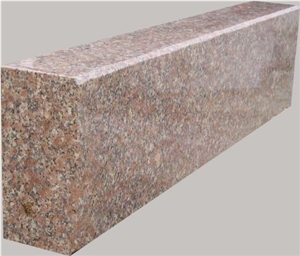 China Pink Granite for Curbstone,Side Stone,Road Stone,Kerbs,Curbs