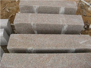 China Pink Granite for Kerbstone,Curbstone,Road Stone,Side Stone,Kerbs