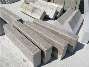China Pink Granite for Kerbstones,Curbstone,Road Stone,Side Stone,Curbs