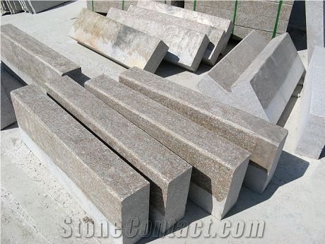China Pink Granite for Kerbstones,Curbstone,Road Stone,Side Stone,Kerbs,Curbs