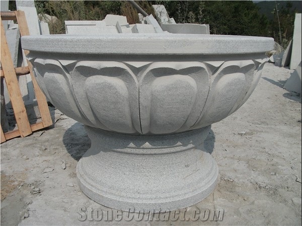 China Red Granite Flower Pos,Flower Vases,Planter Pots,Outdoor Planters,Planter Boxes,Landscaping Planters