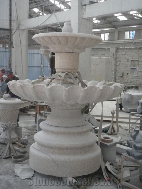 China Stone Garden Fountains, Exterior Fountains, Water Features, Floating Ball Fountains