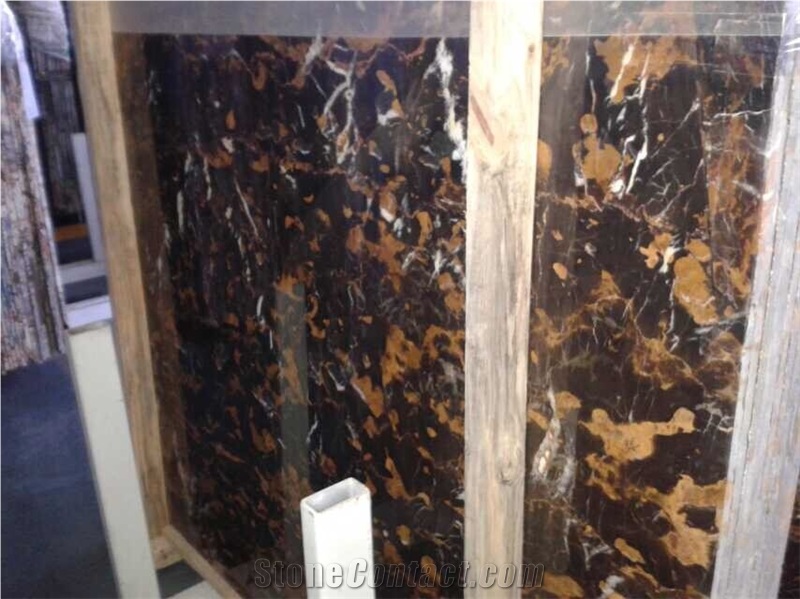 Golden Portoro/ Nero Portoro/ Black and Gold Marble Tiles & Slabs for Walling,Covering, Flooring, Patterns, Steps