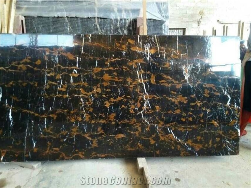 Golden Portoro/ Nero Portoro/ Black and Gold Marble Tiles & Slabs for Walling,Covering, Flooring, Patterns, Steps