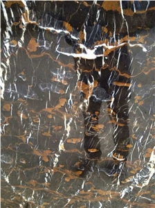 Golden Portoro/ Nero Portoro/ Black Gold Marble Tiles & Slabs for Walling,Flooring