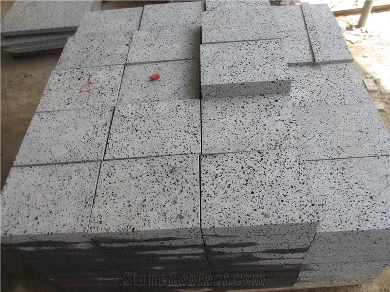Grey Volcanic Lava Stone Basalt Tiles & Slabs