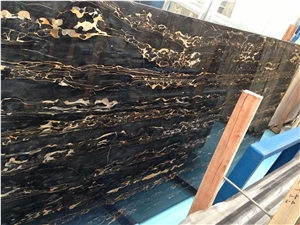 Nero Portoro, Golden Portoro, Black and Gold Complex Marble Tiles & Slabs for Walling,Flooring