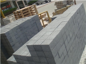 Dark Grey Granite Cube Stone Bricks