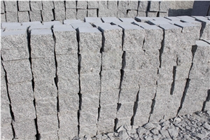 G341 Light Grey Granite Bricks Cube Stone