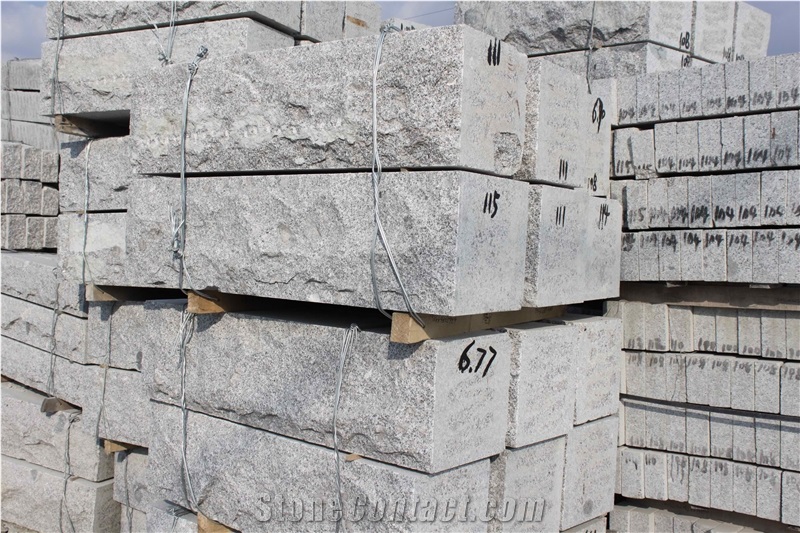 G341 Light Grey Granite Wall Stone