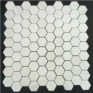 Bianco Dolomite Marble Mosaics, White Mosaics for Walling/Flooring