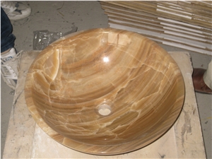 Onyx Vessel Sink,Natural Stone Sink