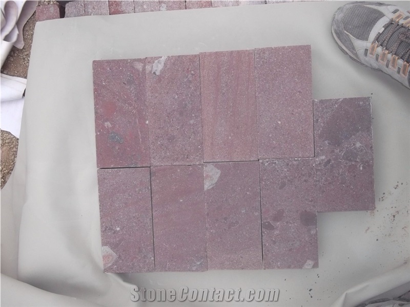 Putian Red Porphyry,Red Paving Stone,Natural Stone Paver,Exterior Floor Tiles