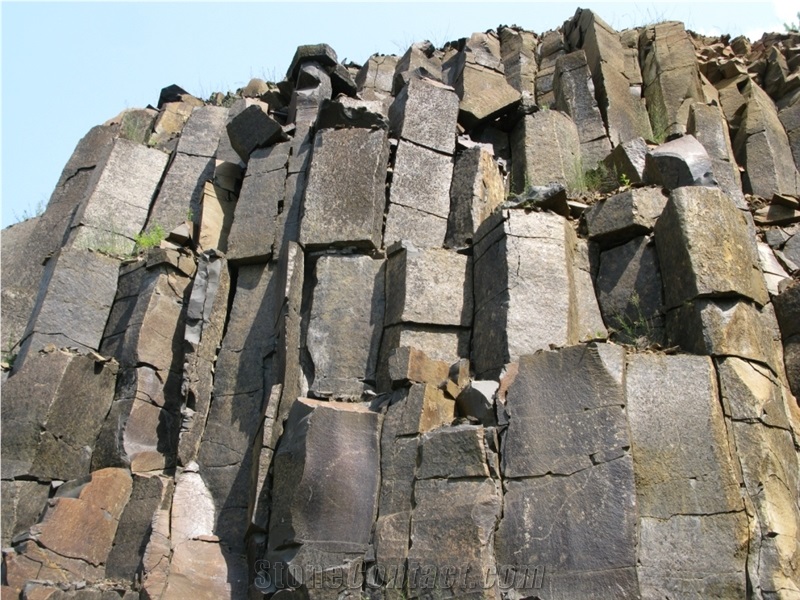 Basalt Blocks, Ukraine Black Basalt