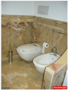 Montalcino Imperiale Onyx Bathroom Design