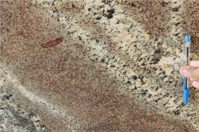 Bordeaux River Granite Polished Slabs