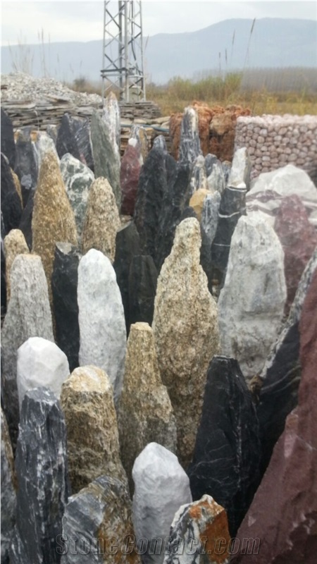 Garden Rock Stone - Decor - Pillars - Monolith