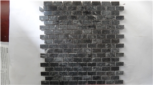 Polished Black Granite Mosaic,China Black Granite Mosaic