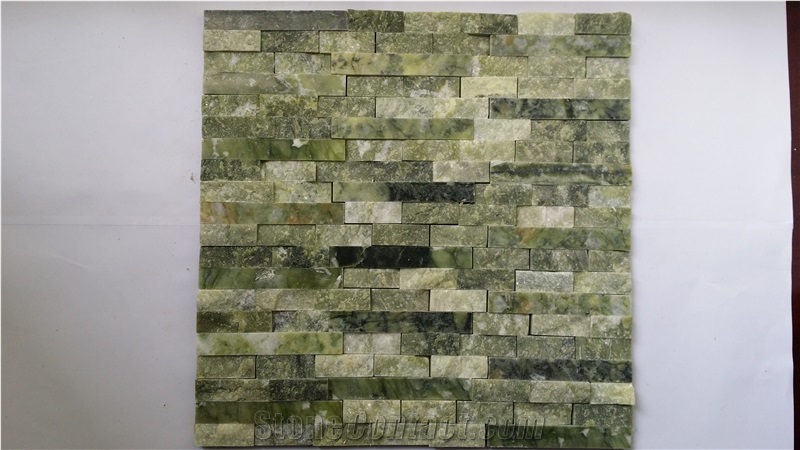 Split Green Marble Mosaic,Green Marble Mosaic