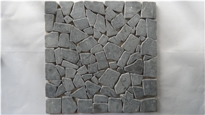 Tumbled Black Granite Mosaic,Black Granite Mosaic