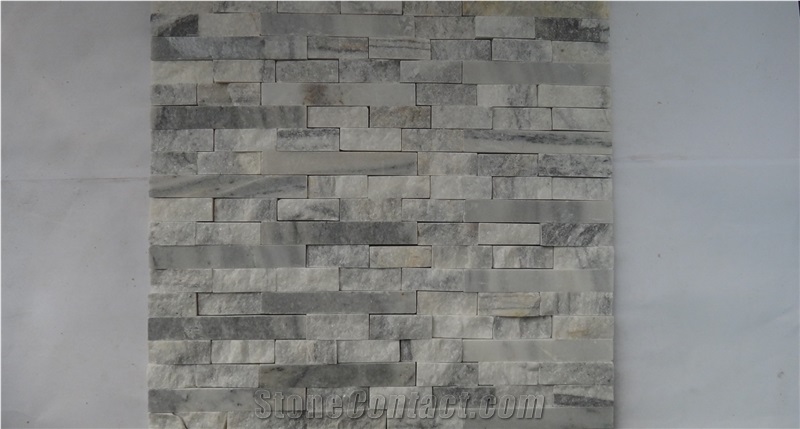 White Marble Cultured Stone,Cloudy White Marble Cultured Stone,China Marble Cultured Stone