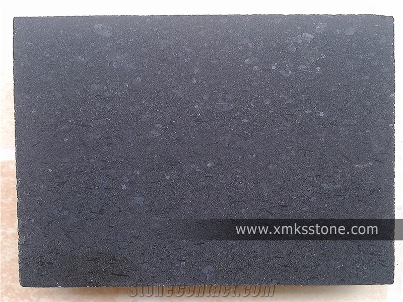 G684 Black Pearl Black Basalt Tiles, Cut to Size Polished/Honed/Flamed/Water-Jet Granite