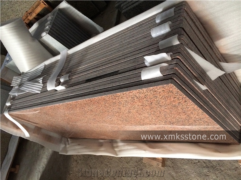 Imperial Red India Red Granite Tiles, Cut to Size Polished/Flamed Granite