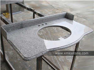 Vt-3012 Classical Series G603 Sesame White Granite Bathroom Vanity Top, Under Mount Sink Cutting Out, for Hotel, Apartment, Condo, Supermarket