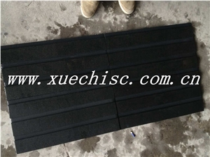 China Black Granite Floor Tiles,Shanxi Black Granite Blind Stone Pavers