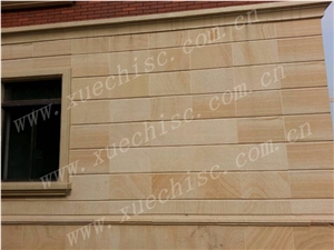 China Natural Yellow Granite Wall Tiles