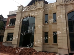 Hot Sell China Natureal Yellow Granite for Wall Covering,Yellow Baipo Pingshan Granite Building & Walling