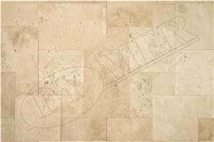 Light Travertine Brushed Face